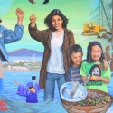 "We are still here" American Indian Studies mural